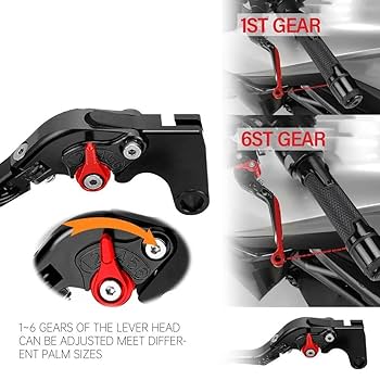 Amazon.co.jp: オートバイ折りたたみ式伸縮式 CNC モト調節可能